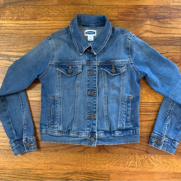 Old Navy Button Close Blue Jean Denim Jacket Top
Girls Size Medium
99% Cotton - Picture 14 of 16